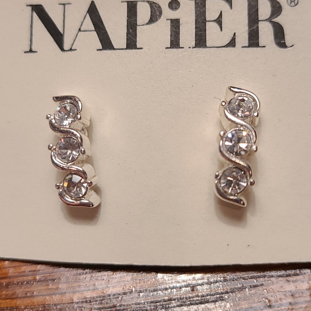 Rhinestone earrings